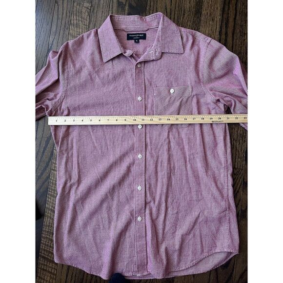 Banana Republic Shirt Mens Medium Standard Fit Red Excellent Condition - Picture 5 of 9